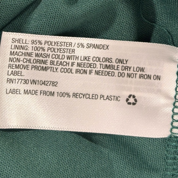 NWT Ava & Viv Green Geo Ruched Mesh Bodycon Vacation Casual Party Midi Dress 14W - Picture 7 of 13